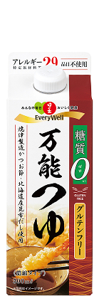 日の出EveryWell 万能つゆ 糖質ゼロ 500ml パック
