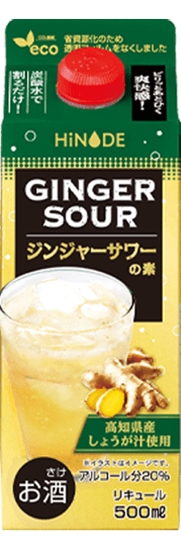 ジンジャーサワーの素