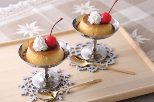 昔ながらの焼きプリン