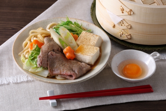 すき焼きうどん