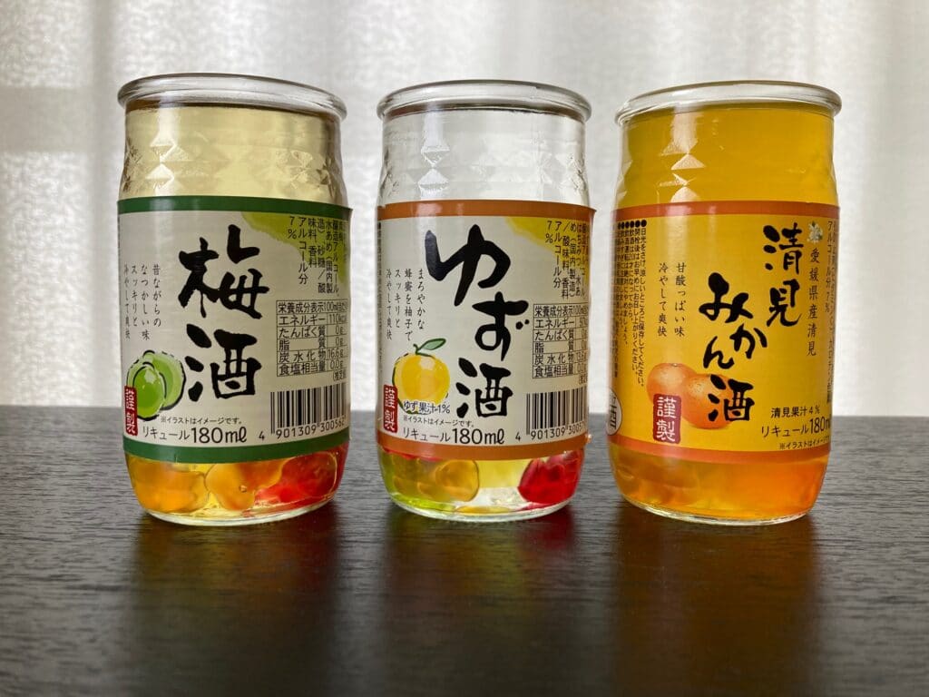 今年もやってみました！グミのリキュールカップ漬け♪