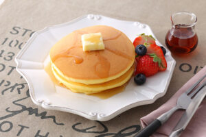 喫茶店風ホットケーキ