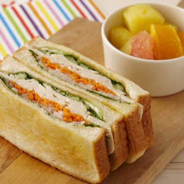 日の出みりん-甘酢サラダのサンドイッチ