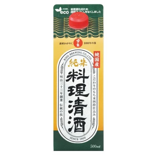 純国産純米料理清酒 500ml