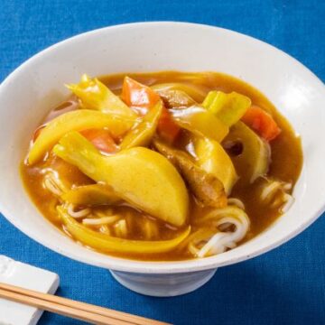 日の出みりんのレシピ 冬野菜のカレーあんかけ麺