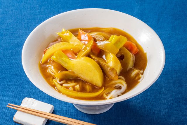 日の出みりんのレシピ 冬野菜のカレーあんかけ麺