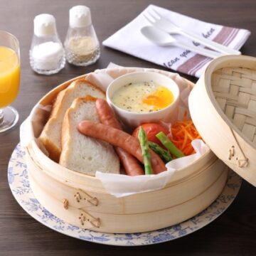 日の出みりんレシピ せいろ蒸しで朝ごはんセット