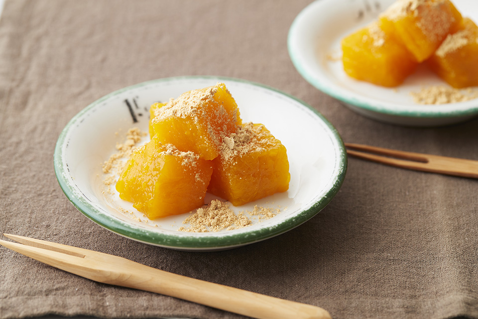 日の出みりんのレシピ かぼちゃのわらび餅
