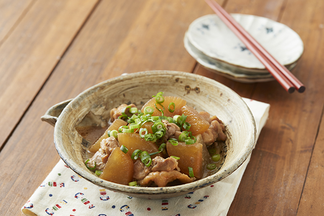 日の出みりんのレシピ ガリバタ大根